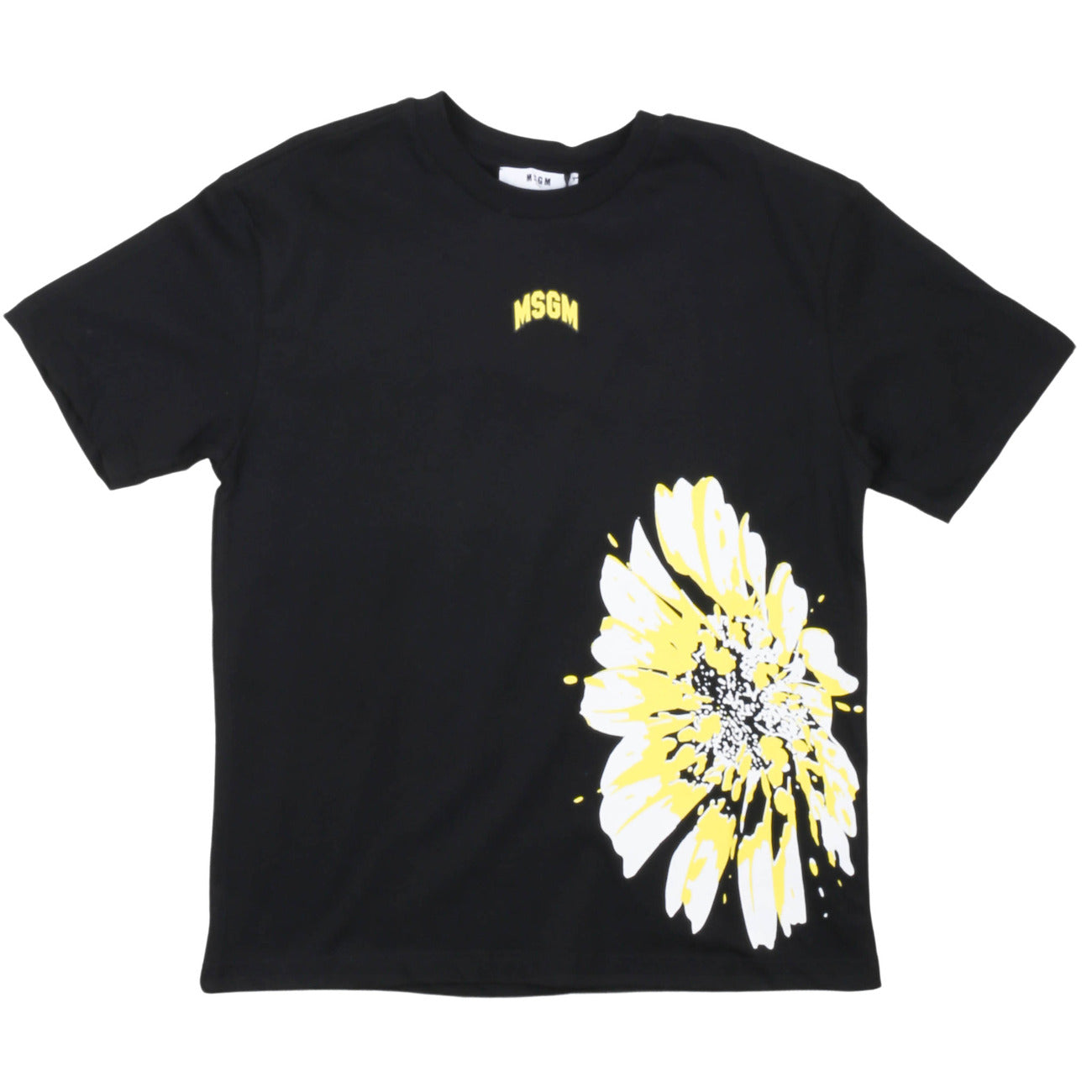 msgm - JERSEY T-SHIRT GIRL NERO/BLACK