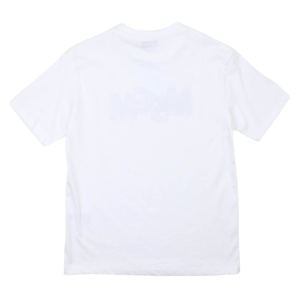 msgm - JERSEY T-SHIRT BOY BIANCO/WHITE