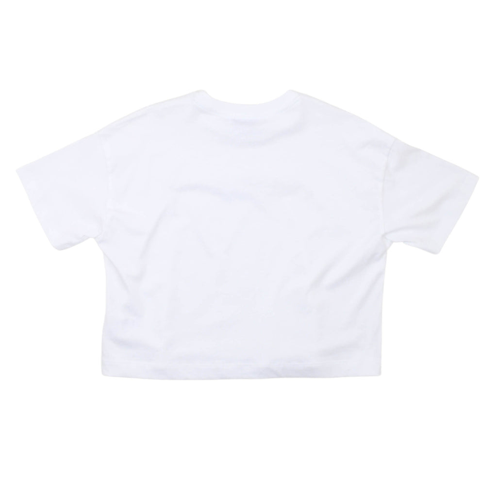 msgm - JERSEY BOX  T-SHIRT GIRL BIANCO/WHITE
