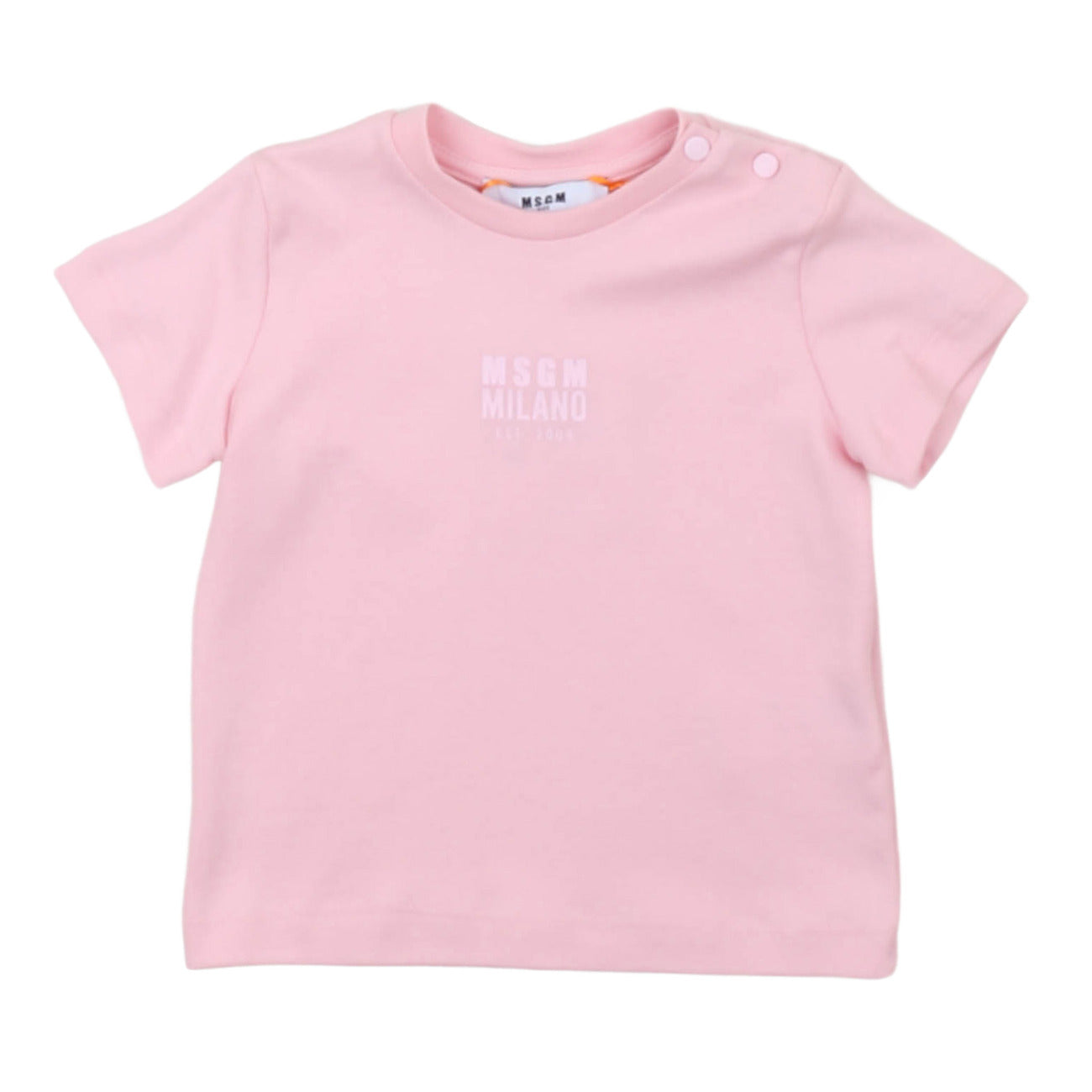 msgm - LIGHT INTERLOCK T-SHIRT LIGHT INTERLOCK