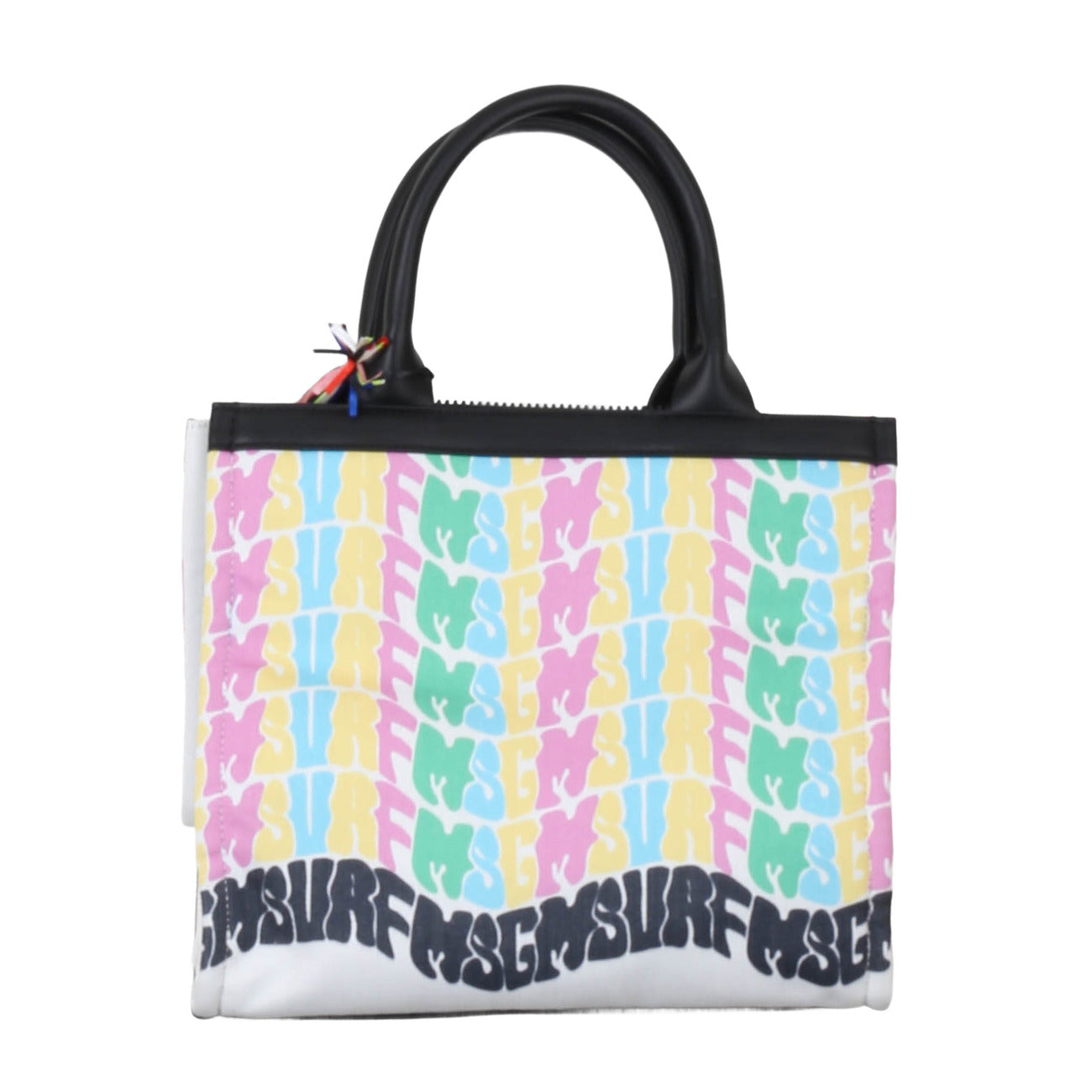 msgm - CANVAS AND ECO-LEATHER BAG MEDIUM GIRL M