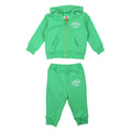 msgm - STRETCH FLEECE TRACKSUIT ZIP HOODIE BABY