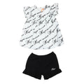 msgm - SET POPLIN TOP JERSEY SHORT BABY GIRL BI