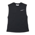msgm - JERSEY SLEEVELESS UNISEX NERO/BLACK