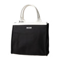 msgm - CANVAS AND ECO-LEATHER BAG MEDIUM GIRL N