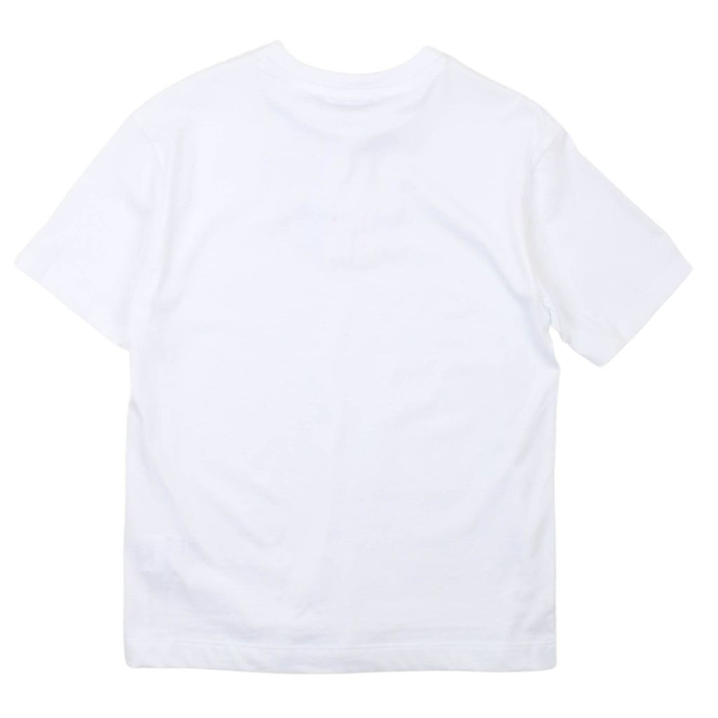 msgm - JERSEY  T-SHIRT GIRL BIANCO/WHITE