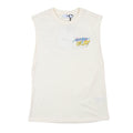 msgm - JERSEY SLEEVELESS UNISEX CREMA/CREAM