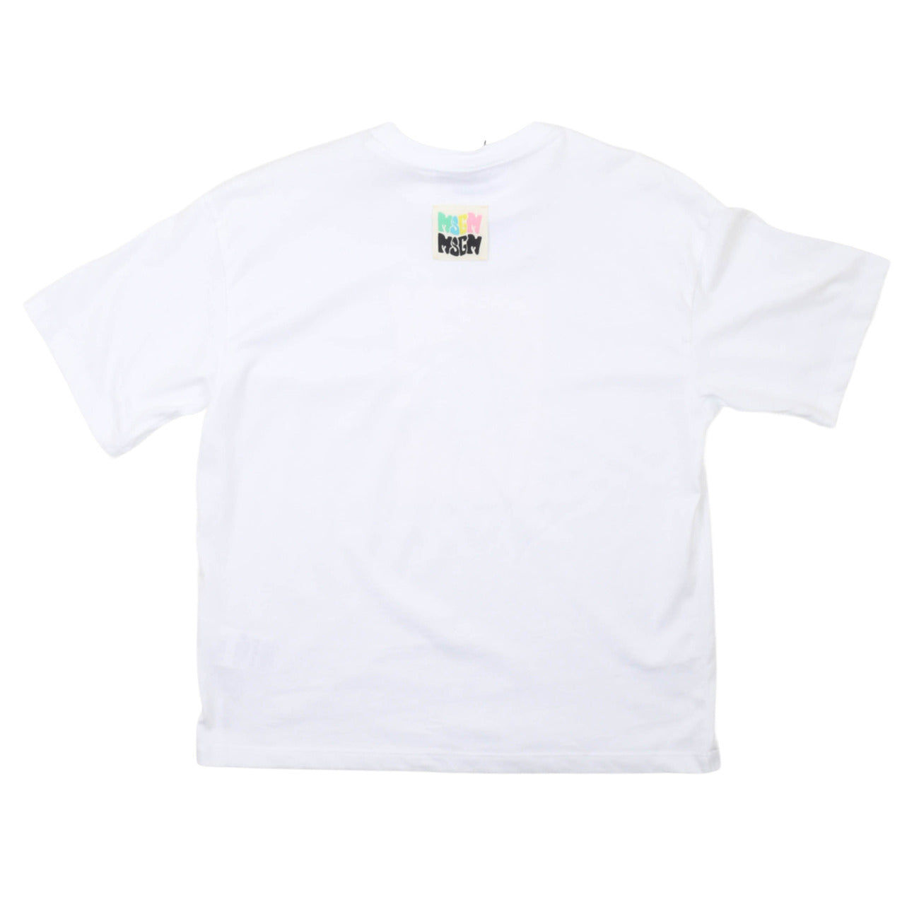 msgm - JERSEY OVER T-SHIRT GIRL BIANCO/WHITE