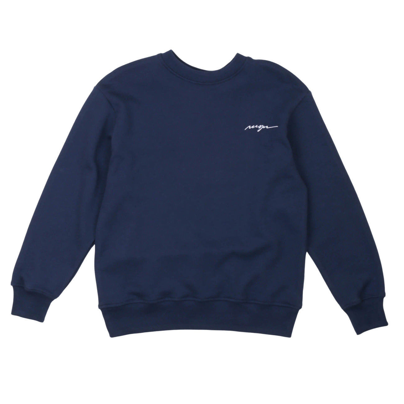 msgm - SWEATSHIRT UNISEX BLU/BLUE