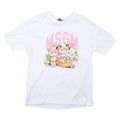 msgm - JERSEY T-SHIRT GIRL BIANCO/WHITE