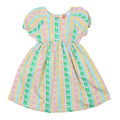 msgm - POPLIN  DRESS BABY GIRL MULTICOLOR