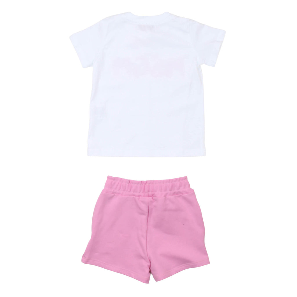msgm - SET JERSEY T-SHIRT STRETCH FLEECE SHORTS