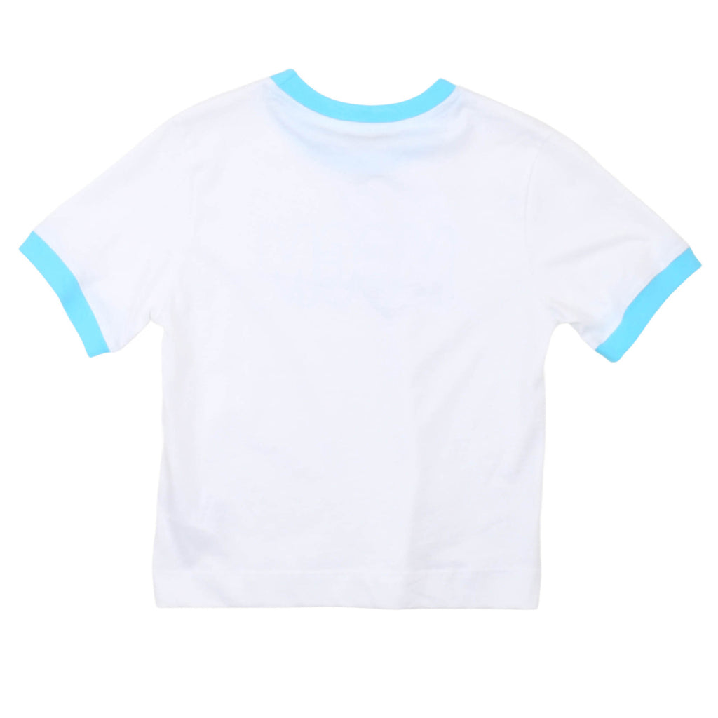 msgm - JERSEY T-SHIRT GIRL BIANCO/WHITE