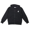msgm - ZIP HOODIE BOY NERO/BLACK