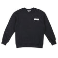 msgm - SWEATSHIRT JUNIOR UNISEX NERO/BLACK