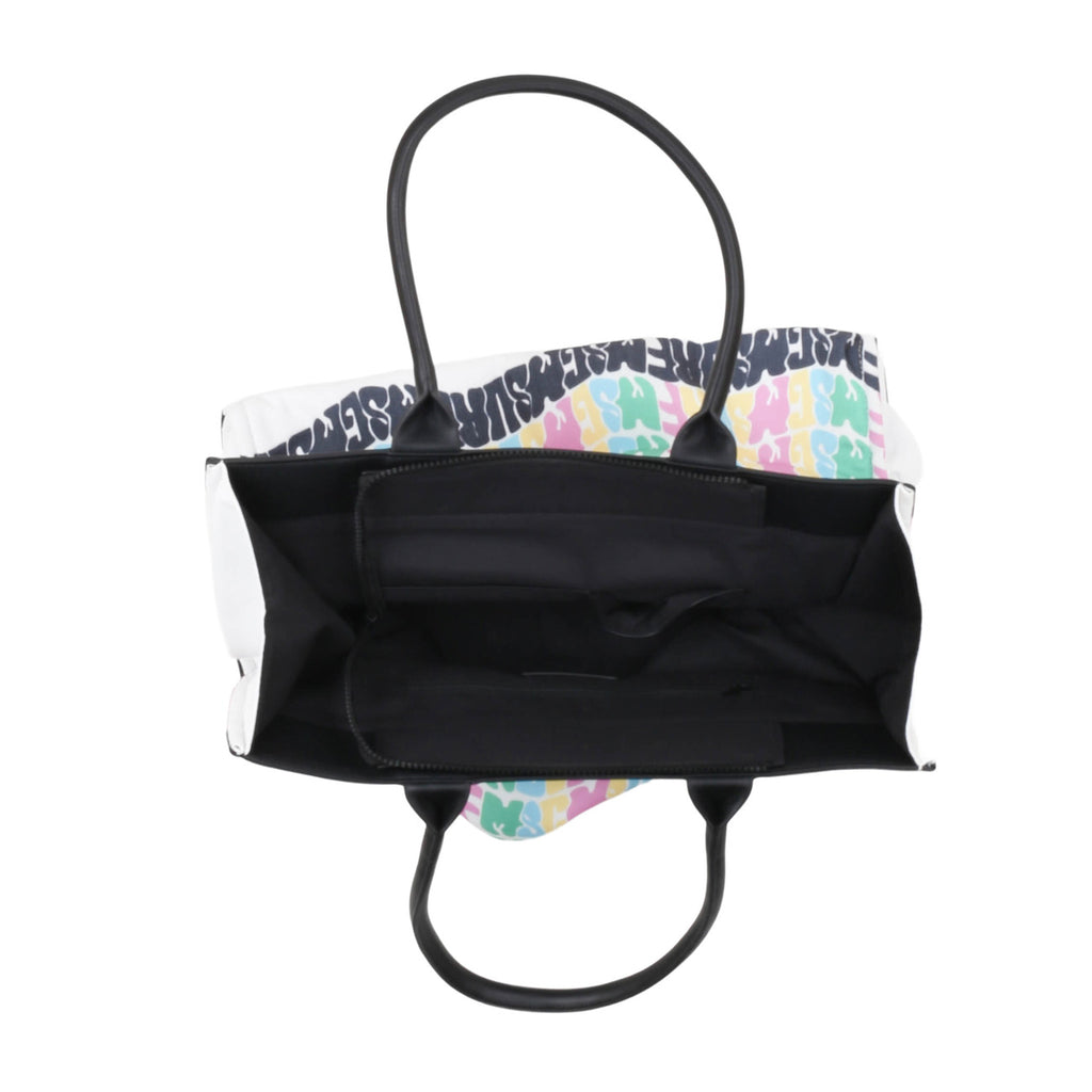 msgm - CANVAS AND ECO-LEATHER BAG GIRL MULTICOL