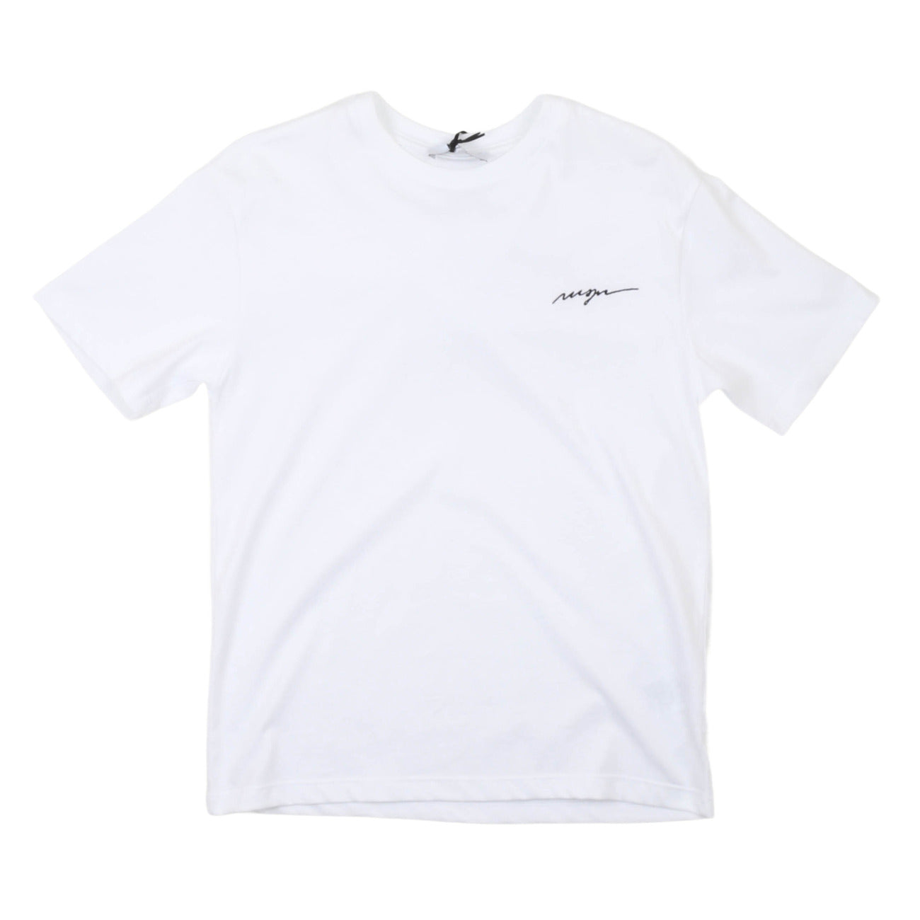 msgm - JERSEY T-SHIRT UNISEX BIANCO/WHITE