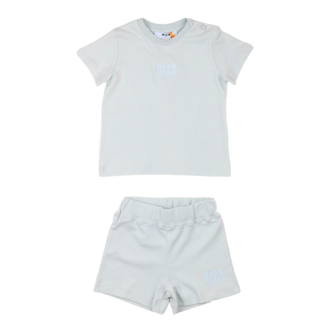 msgm - LIGHT INTERLOCK T-SHIRT LIGHT INTERLOCK