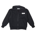 msgm - ZIP HOODIE UNISEX NERO/BLACK