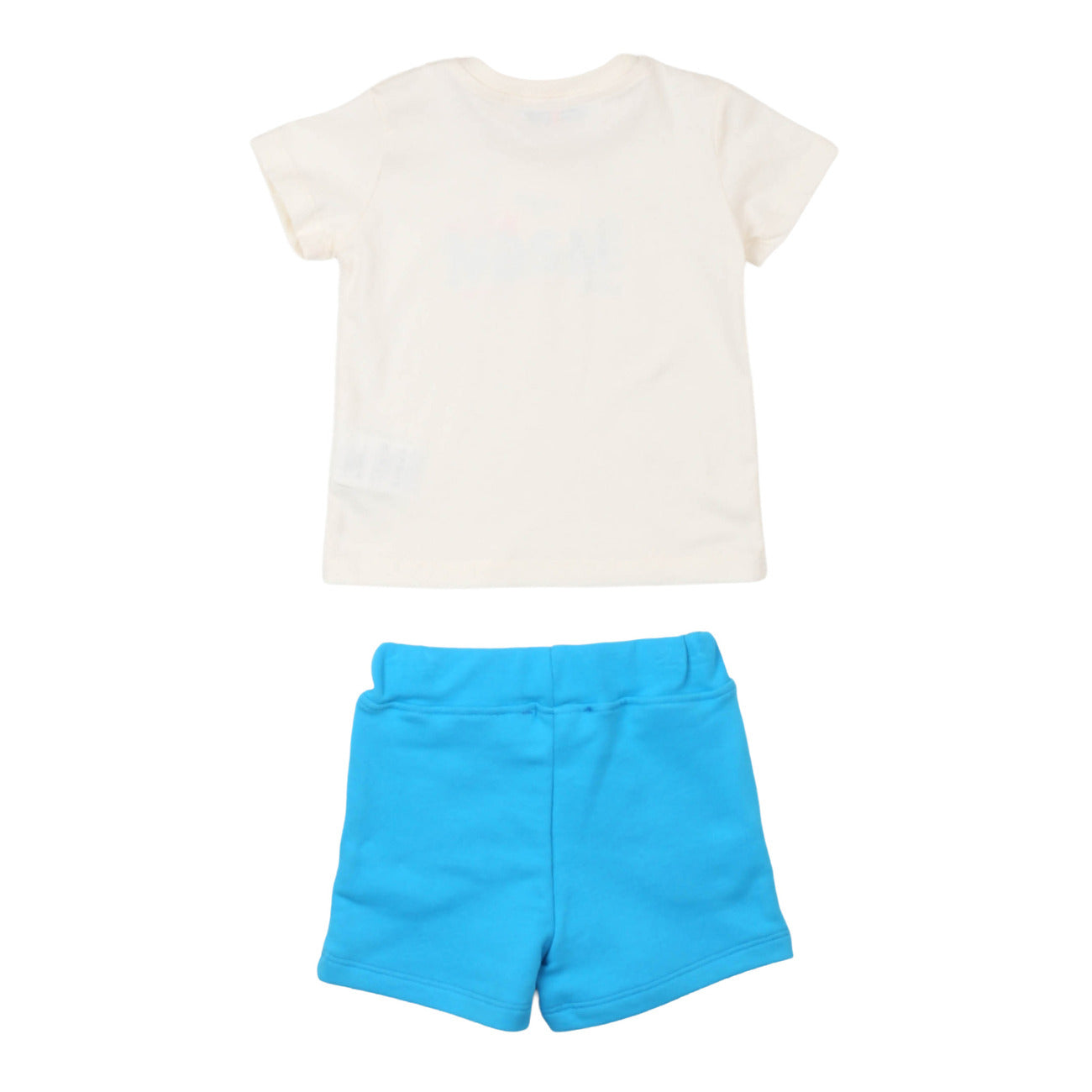 msgm - SET JERSEY T-SHIRT STRETCH FLEECE SHORTS
